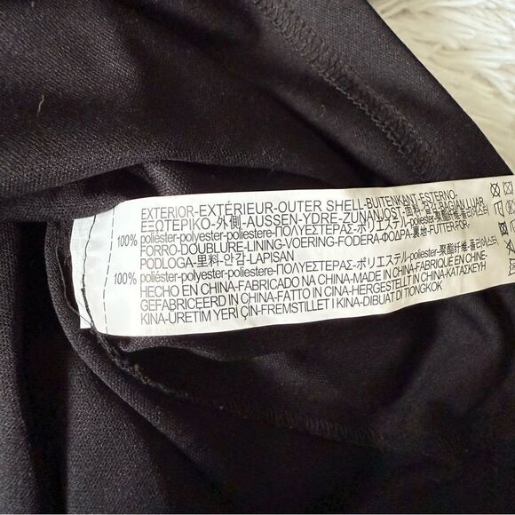 Zara Navy Ruffle Lace Dress with Embroidered Floral Detail Size S - Picture 7 of 7